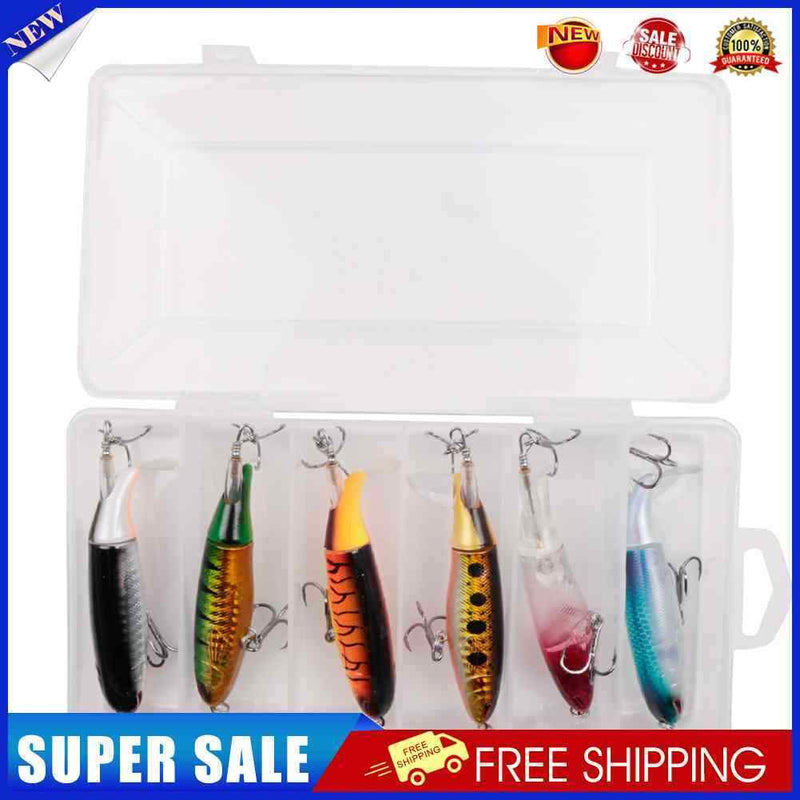 6pcs Fishing Lures 10cm 13g Wobbler Artificial Hard Bait Tractor Fishing Tackle