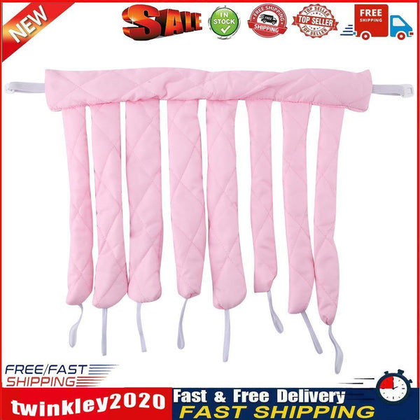 Heatless Spiral Curlers Sleeping Headband Hair Curler Hair Styling (Pink) Newly