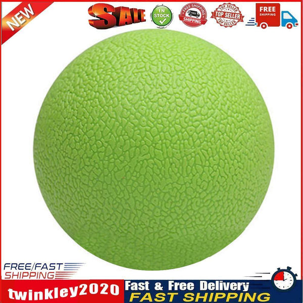 TPE Lacrosse Ball Sports Yoga Muscle Relax Roller Fitness Massage(Green) Newly