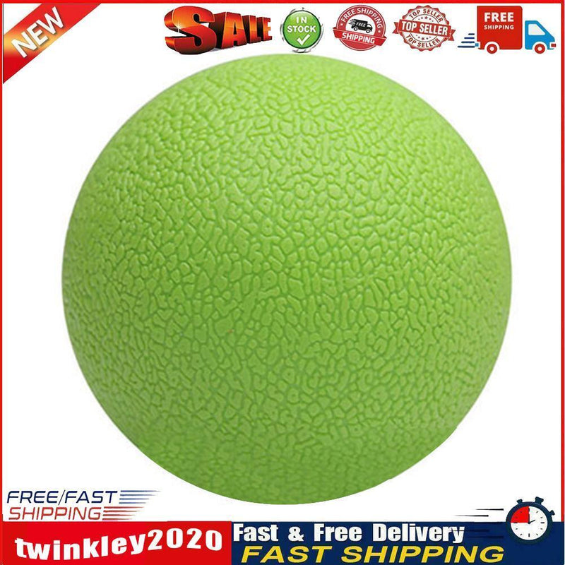 TPE Lacrosse Ball Sports Yoga Muscle Relax Roller Fitness Massage(Green) Newly