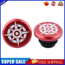 2pcs Aluminum Handlebar End Caps Plugs for MTB Road Folding Bike (Red 1)