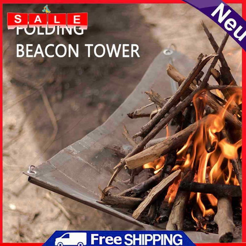 Mountainhiker Camping Folding Fire Rack Stainless Steel Campfire Rack Stove