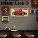 Car License Plate Metal Tin Sign Plaque for Bar Pub Club Garage Painting