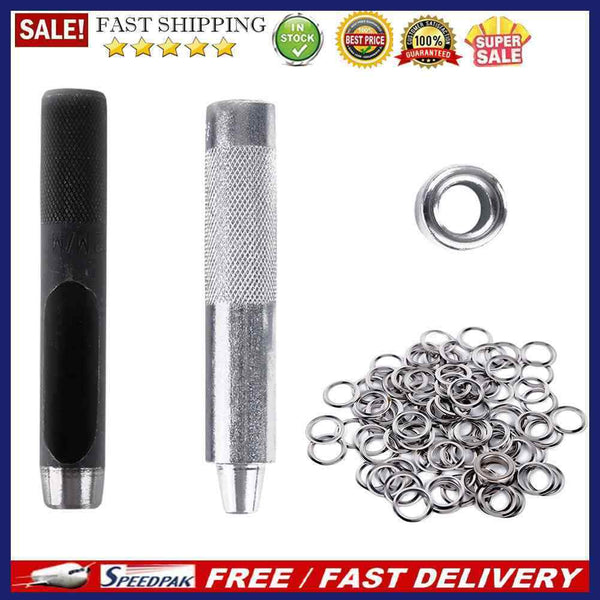 12mm Mounting Punch Rods Eyelets Kit for Leather Craft Clothing Sewing Suppli