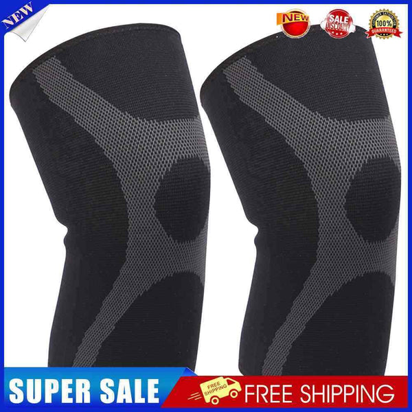 #A 1 Pair Fitness Running Cycling Support Braces Breathable Sport Knee Pad Sleev