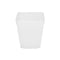 Strong White Plastic Square Plant Flower Pot Planter X5 K2V4 S4X1 Growing O8S8