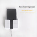 5PCS Wall Mounted Mobile Phone Charging Organizer  Stand Rack (White)