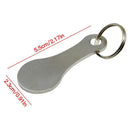 #A Metal Keychain Shopping Cart Token Keyring Accessories Decor Hook Coin Holder