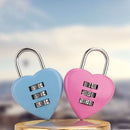 Heart Shape Combination Padlock 3 Digits Number Password Lock Window Door