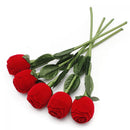 Gift Flower Valentine's Jewelry Box Display Ring/Earrings/Pendant Red Rose