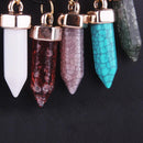 Fashion Pendant Chain Jewelry Chakra Quartz Hexagonal prism Crystal Necklace
