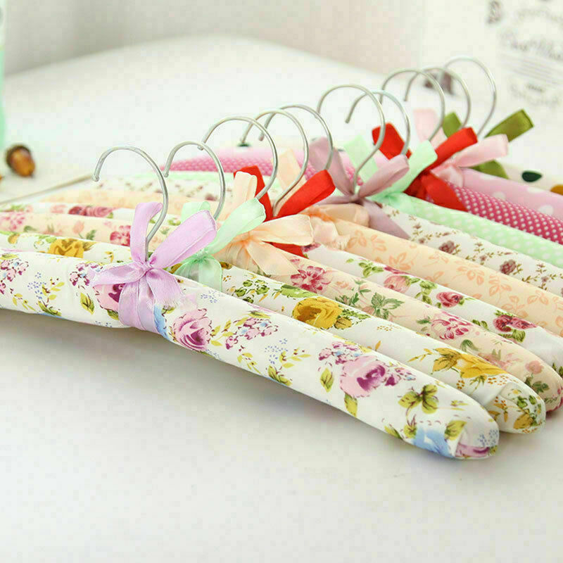 5X Soft Hook Wooden Sponge Padded Floral Coat Clothes Suit L0C0 T6M5 Shirt Y7W2