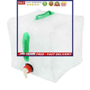 20L Outdoor Water Carrier Cube Portable Emergency Water Container for Camping