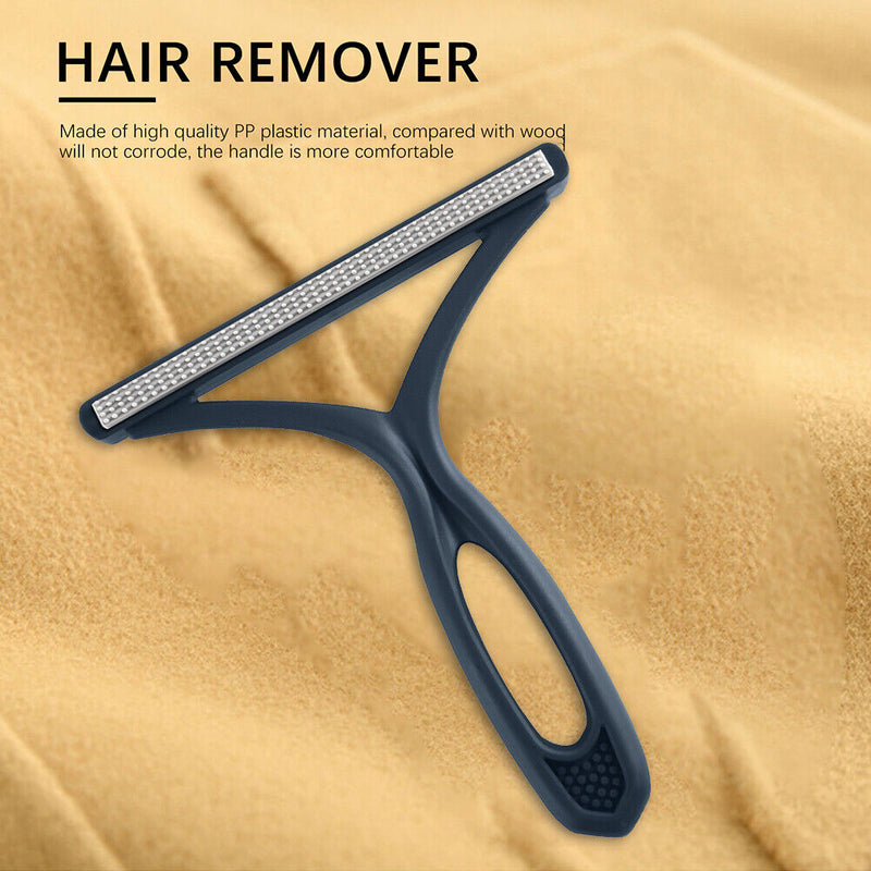 Lint Remover Pet Hair Fuzz Fabric Shaver Coat Clothes Fluff Brush (Blue)