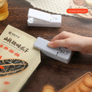 Mini Heat Bag Vacuum Heat Sealer for Plastic Bag Storage Food Snack (Grey) Newly