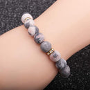 Beaded Handmade Bracelet Strand Yoga Gifts Stretch Fashion Charm Quartz