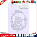 Metal DIY Wreath Castle Cutting Dies Stencils Scrapbook Card Making Craft