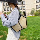 Casual Straw Women Shoulder Bags Woven Handbag Handmade Summer Beach Travel Tote