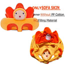 Creative Cartoon Baby Sofa Cover Learn to Sit Seat Feeding Chair Case (A) Newly