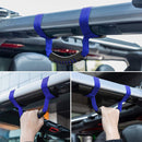 4pcs Car Roll Bar Grab for Jeep Wrangler TJ CJ YJ JK JL 1955-2021 (Blue) Newly
