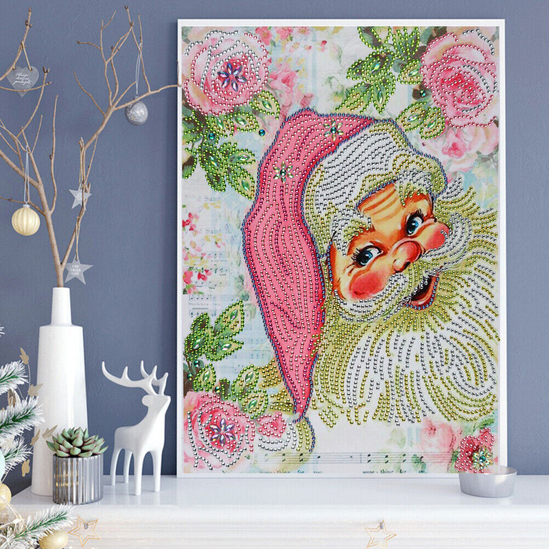 Special Shaped Santa Claus 5D DIY Diamond Painting Handwork Kit Home Decor Craft