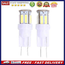1 Pair T10 7020 10SMD Car LED Wedge Light License Plate Lamp (White Board)