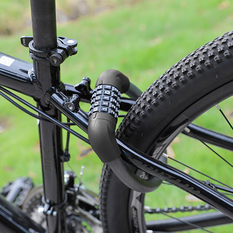 MTB Bicycle Wire Locks 5-Digit Code Bike Motorcycle Security Combination Lock