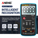 ANENG AN113B 6000 Counts Digital Multimeter True RMS LCD Voltmeter (Blue) Newly