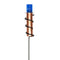 Spiral Lawn Rain Gauge Outdoor Copper Accurate Floating Rain Meter for Outdoors