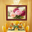 5D Full Drill Diamond Peony Painting Embroidery DIY Cross Stitch Home Decor