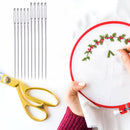 25x Stainless Steel Sewing Needles Threading Embroidery Stitching Big Eye N