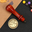 25mm Christmas Wax Seal Stamp Cartoon Head DIY Retro Sealing Decor (SD062) Newly