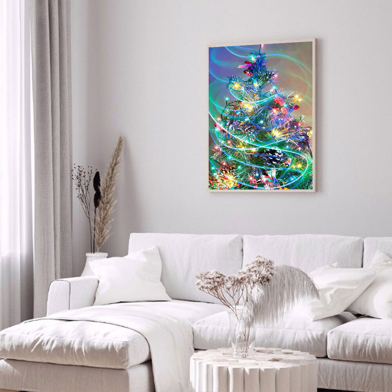 5D DIY Christmas Tree Diamond Painting Kits Full Square Drill Wall Decor Crafts