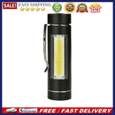 Mini Portable Flashlight COB LED Pocket Clip-On Torch Head Lamp for Outdoor