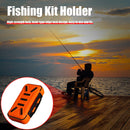 Fishing Waterproof Fishing Tackle Box Double-Side Hook Bait Case (Orange M)