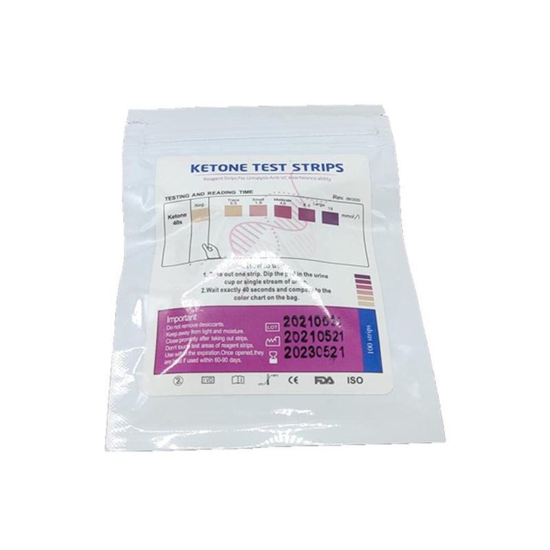 100pcs Ketone Reagent Strip Urine Urinalysis Swimming Pool Tester Paper