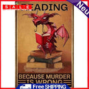 11CT Counted Full Embroidery Set Pterosaur Reading Books Needlework Cotton Kits