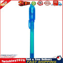 2 in 1 Luminous Light Invisible Ink Pen UV Kids Drawing Magic Pens (Blue) Newly