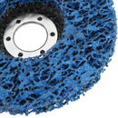 4 inch Poly Strip Disc Abrasive Wheel Paint Rust Remover Grinder (Blue) Newly