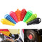 Motorcycle Exhaust Silencer Muffler Wash Plug Small (Fluorescent Yellow)
