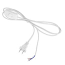 5pcs 5.9ft Power Cord with On/Off Switch(Chinese Plug/White)