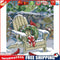 Partial Embroidery 11CT Xmas Snow Scene DIY Stamped Kit Cross Stitch Craft