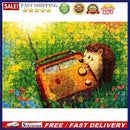 1000pcs DIY Radio Hedgehog Paper Puzzle Educational Assembling Jigsaw Toys