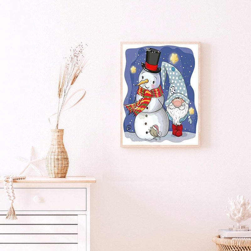 40x50cm DIY Gnome Oil Paint By Numbers Wall Home Living Room Bedroom Decorati