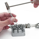 Watch Repair Band Link Remover Tool Hammer Punch Pins Watch Strap Holder