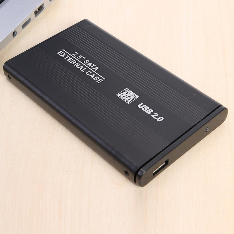 HDD Case 2.5 inch USB 2.0 to SATA External Portable SSD Hard Drive Enclosure