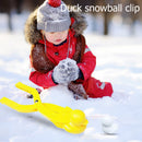 Plastic Duck Snowball Clip Winter Kids Outdoor Sports Sand Snow Ball Mold T