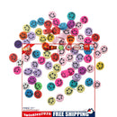 Smile Face Beads-Round Polymer Clay Beads DIY Jewelry Necklace Making Kit
