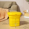 #A Small Yellow Duck Automatic Washing Machine Portable for Intimate Clothes Soc