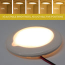 LED Touch Ceiling Light Interior Lamp for RV Caravan Ship 5 Brightness Levels